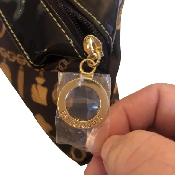 Estée Lauder Vintage Brown & Gold Charm Bracelet NEW - Picture 9 of 9